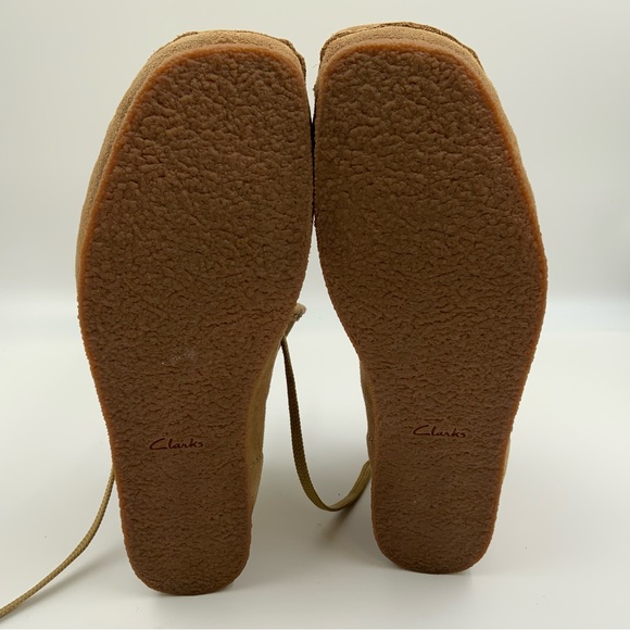 Clarks Mens Shacket Beige Suede Casual Boots. Men’s US Size 9. - Picture 8 of 9